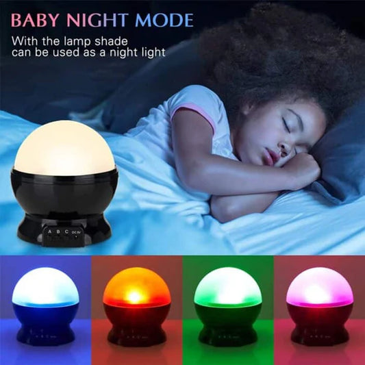 Night Light Projector Sky Moon & Galaxy Lamp For Home Bedroom